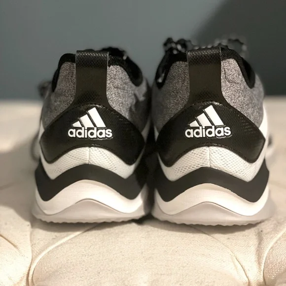 Size 15 Adidas white/black - Picture 3 of 3